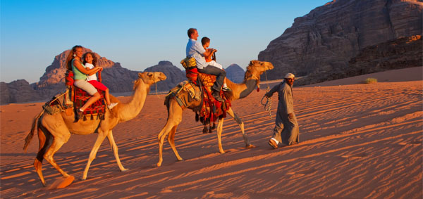 Camel ride Jordan tour